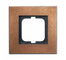 Рамка 1-постовая, серия carat, бронза  1754-0-4258   2CKA001754A4258  ABB