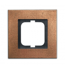 Рамка 1-постовая, серия carat, бронза  1754-0-4258   2CKA001754A4258  ABB
