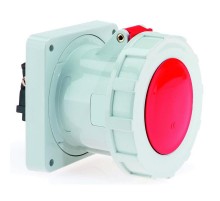 Розетка встраиваемая 125А 5P 400в 6h IP67 120х120 13451 I 13451-Bals I Bals