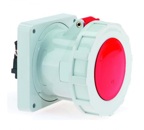 Розетка встраиваемая 125А 5P 400в 6h IP67 120х120 13451 I 13451-Bals I Bals