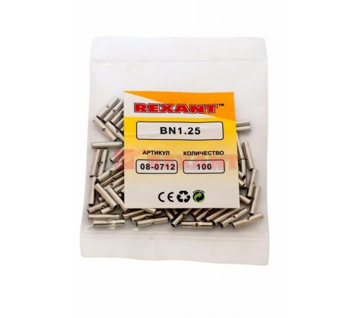 Соединительная гильза L-15 мм 0.5-1.5 мм? (ГМЛ (DIN) 1,5)  08-0712  REXANT