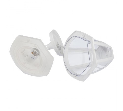 Светильник садово-парковый 6-гранный белый подвесной E27 IP44(У1) НСУ 07-40-002 "Марсель 1" (8/48)  Б0051204  ЭРА