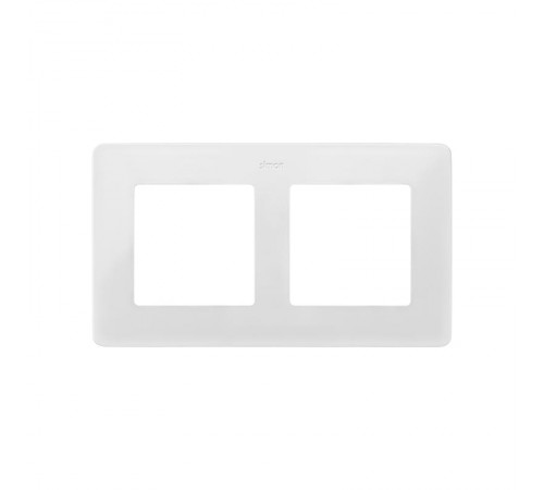 Simon 82 Рамка декоративная, 2 поста, Original, S82 Detail, белый-серый  8200620-030  Simon