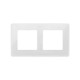 Simon 82 Рамка декоративная, 2 поста, Original, S82 Detail, белый-серый  8200620-030  Simon