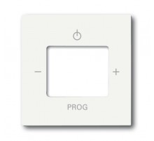 Плата центральная (накладка) для механизма цифрого FM-радио 8215 U, серия future/solo, цвет белый бархат  8200-0-0122   2CKA008200A0122  ABB