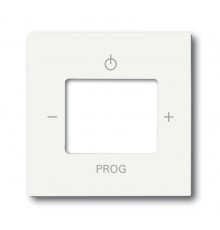 Плата центральная (накладка) для механизма цифрого FM-радио 8215 U, серия future/solo, цвет белый бархат  8200-0-0122   2CKA008200A0122  ABB