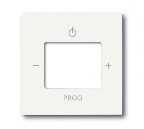 Плата центральная (накладка) для механизма цифрого FM-радио 8215 U, серия future/solo, цвет белый бархат  8200-0-0122   2CKA008200A0122  ABB