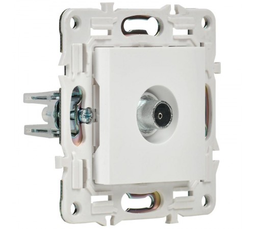 SKANDY Розетка TV оконечная SK-A12W арктический белый  SK-A10-O-K01  IEK