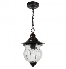 Светильник садово-парковый PL595 на цепочке 60W 230V E27, коричневый  41172  Feron