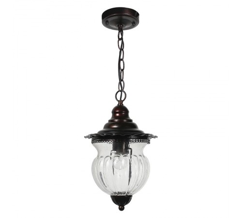 Светильник садово-парковый PL595 на цепочке 60W 230V E27, коричневый  41172  Feron