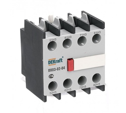 Приставка контактная доп.контакты 4НЗ лицев  24104DEK  DEKraft