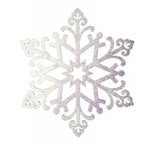 Елочная фигура "Снежинка "Снегурочка", 81 см, цвет белый  502-376  NEON-NIGHT