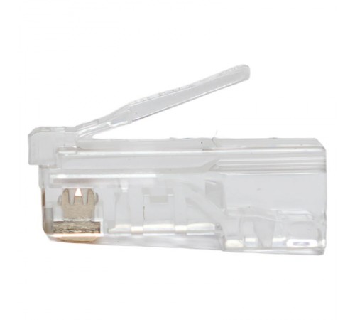 Коннектор RJ-45 TERACOM PRO неэкранированный 8P8C 30мкд Cat.5E универсальный (упак.10шт)  TRP-PLUG-5EUTP-10  EKF