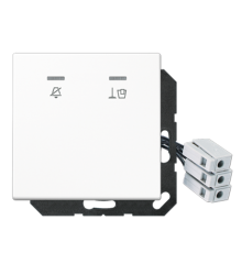 Накладка для внешнего DND-модуля с LED-лампами, 230 В LSCUKO5M230WW Jung