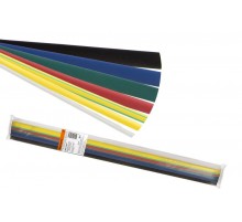 Набор трубок ТУТнг 10/5, 12/6, 16/8, 20/10, 25/12.5, 30/15, 40/20 по 7 цветов по 1м (49 м/упак)  SQ0518-0334  TDM