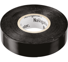 Изолента NIT-B15-20/BL чёрная  71103  Navigator