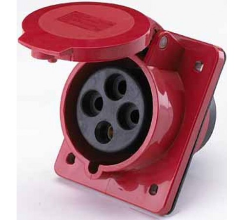 Розетка для скрытой проводки 424 3Р+РЕ 32А 380В IP4  26054DEK  DEKraft