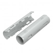 Муфта разборная d16 мм атмосферостойкая серая (100шт/1200шт уп/кор) Промрукав  PR13.0409  Промрукав