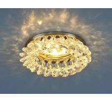 Светильник точечный встраиваемый 206 MR16 GD/CL золото/прозрачный  a030718  Elektrostandard