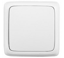 Выключатель открытой установки, одноклавишный, с изолирующей пластиной, цвет белый  ВА10-113  HEGEL