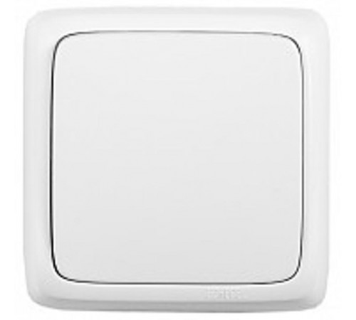 Выключатель открытой установки, одноклавишный, с изолирующей пластиной, цвет белый  ВА10-113  HEGEL