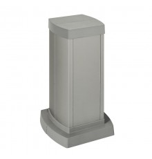 Универсальная мини-колонна алюминиевая с крышкой из алюминия 2 секции, высота 0,3 метра, цвет алюминий  653121  Legrand