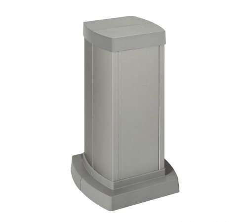 Универсальная мини-колонна алюминиевая с крышкой из алюминия 2 секции, высота 0,3 метра, цвет алюминий  653121  Legrand