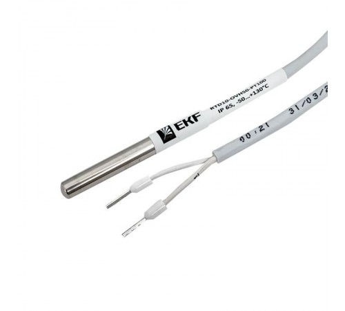 Накладной датчик температуры в гильзе 50 мм  RTD10-OVH50-PT100  EKF