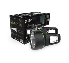 Фонарь прожекторный светодиодный GFL602 11W 400lm Li-ion 4800mAh LED 1/10/30  GF602  Gauss