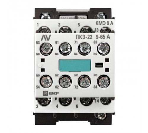 Комплект КМЭ 9А 1NO 400В АС с дополнительными контактами 2НО+2НЗ EKF AVERES  ctr-s-9-10-400-av-22  EKF