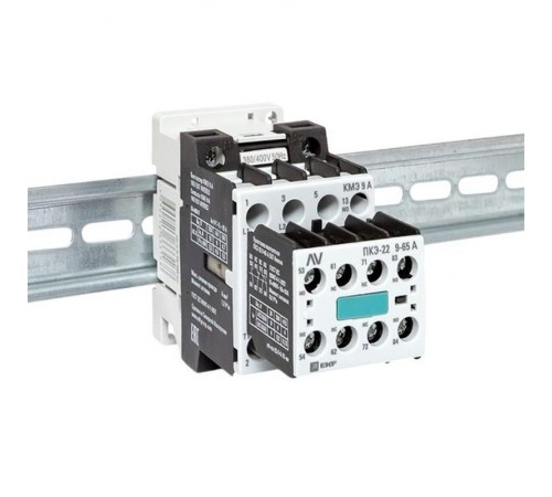 Комплект КМЭ 9А 1NO 400В АС с дополнительными контактами 2НО+2НЗ EKF AVERES  ctr-s-9-10-400-av-22  EKF