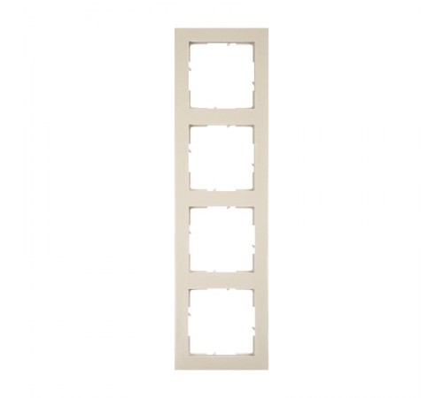 SUNO Рамка декоративная универсальная 4-постовая Цвет "Слоновая кость"  721584  Legrand