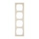 SUNO Рамка декоративная универсальная 4-постовая Цвет "Слоновая кость"  721584  Legrand