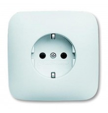 Розетка SCHUKO 16А 250В в корпусе, серия Reflex SI, цвет альпийский белый  2011-0-6210   2CKA002011A6210  ABB