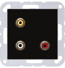 2x Cinch Audio (RCA) / Composite Video MAA1031SW Jung