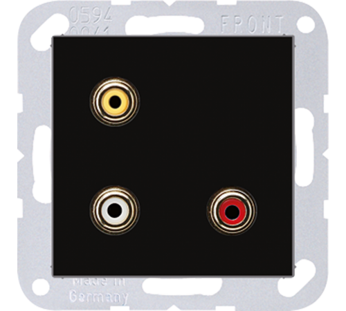 2x Cinch Audio (RCA) / Composite Video MAA1031SW Jung