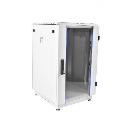 Шкаф телекоммуникационный напольный 18U (600  600) дверь стекло  ШТК-М-18.6.6-1ААА  ЦМО