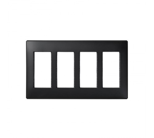 Simon CIMA 500 Рамка с суппортами на 4 модуля 500CIMA, 164х30х284мм, 9мм, графит  51010104-038  Simon