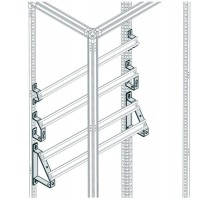 Держатель угловой на 2 ряда клеммников (10шт)  EV1111  ABB