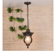 Светильник садово-парковый GL 1025H Barrel H черное золото подвесной  a040565  Elektrostandard