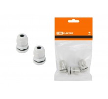 Сальник PG7 диаметр проводника 3,5-6 мм IP54 в инд. упак по 3 шт.  SQ0805-0011  TDM