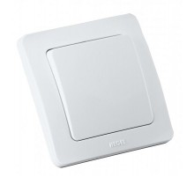 Выключатель скрытой установки, одноклавишный, с самовозвратом, цвет белый  ВС10-331  HEGEL
