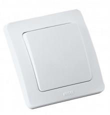 Выключатель скрытой установки, одноклавишный, с самовозвратом, цвет белый  ВС10-331  HEGEL