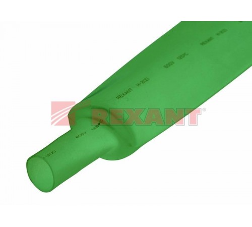 Термоусадочная трубка 50,0/25,0 мм, зеленая, упаковка 10 шт. по 1 м  25-0003  REXANT