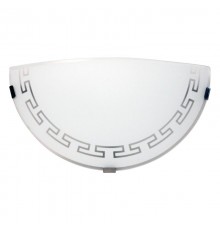 Светильник "Этруска" 300/2 НББ 21-60 М19 матовый белый /кл.штамп металлик  1005253122  Элетех