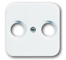 Плата центральная (накладка) для TV-FM розетки, серия Reflex SI, цвет альпийский белый  1724-0-4326   2CKA001724A4326  ABB
