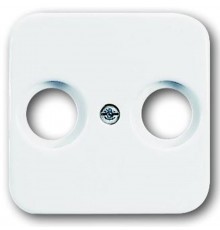 Плата центральная (накладка) для TV-FM розетки, серия Reflex SI, цвет альпийский белый  1724-0-4326   2CKA001724A4326  ABB