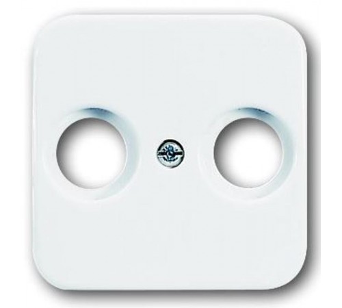 Плата центральная (накладка) для TV-FM розетки, серия Reflex SI, цвет альпийский белый  1724-0-4326   2CKA001724A4326  ABB