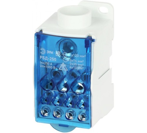 Распределительный блок на DIN-рейку NO-122-42 РБД-250А  Б0051116  ЭРА