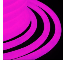 Гибкий Неон LED 360 (круглый) - розовый, бухта 50м  131-037  NEON-NIGHT